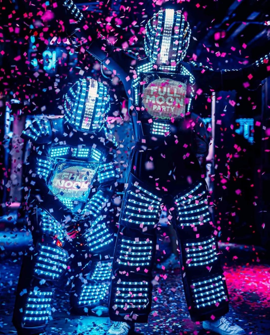 LED Robots Sydney LED Robots and Stilt Walkers