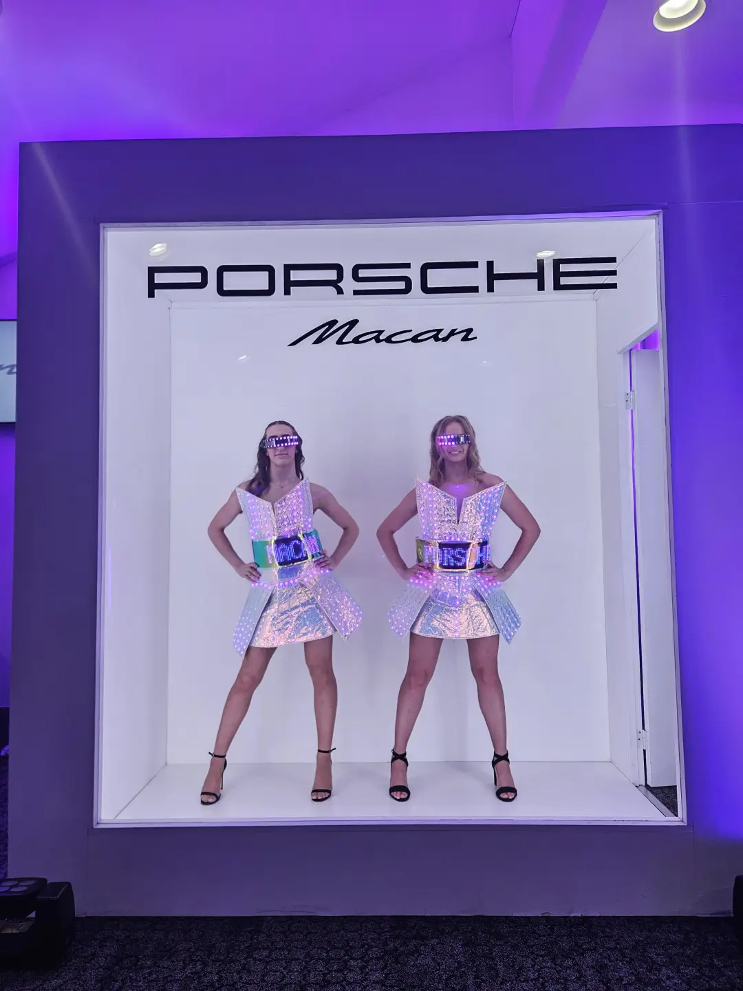 Corporate Entertainment Sydney 13 led performers at porsche macan reveal event